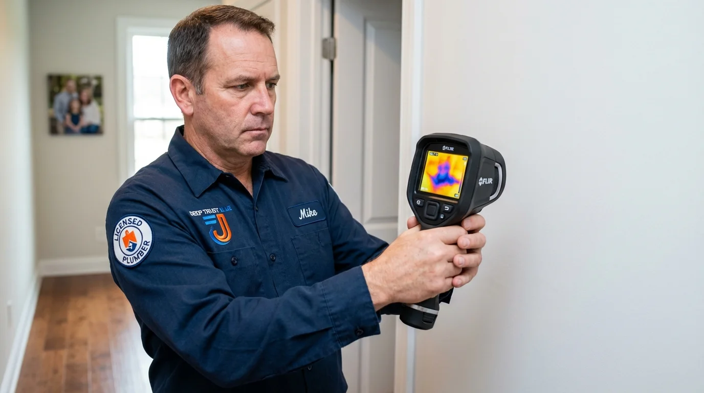 Thermal imaging leak detection by Johns Plumbing LLC in Helena